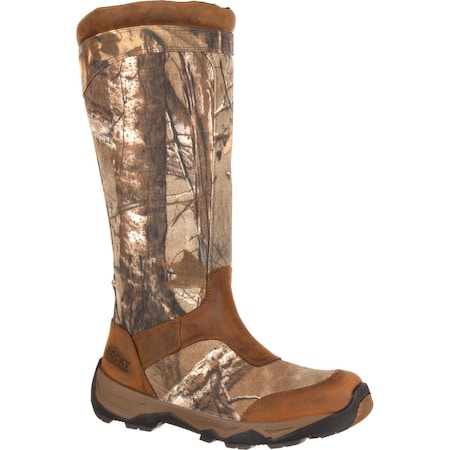 Retraction Waterproof Side-Zip Snake Boot,8W